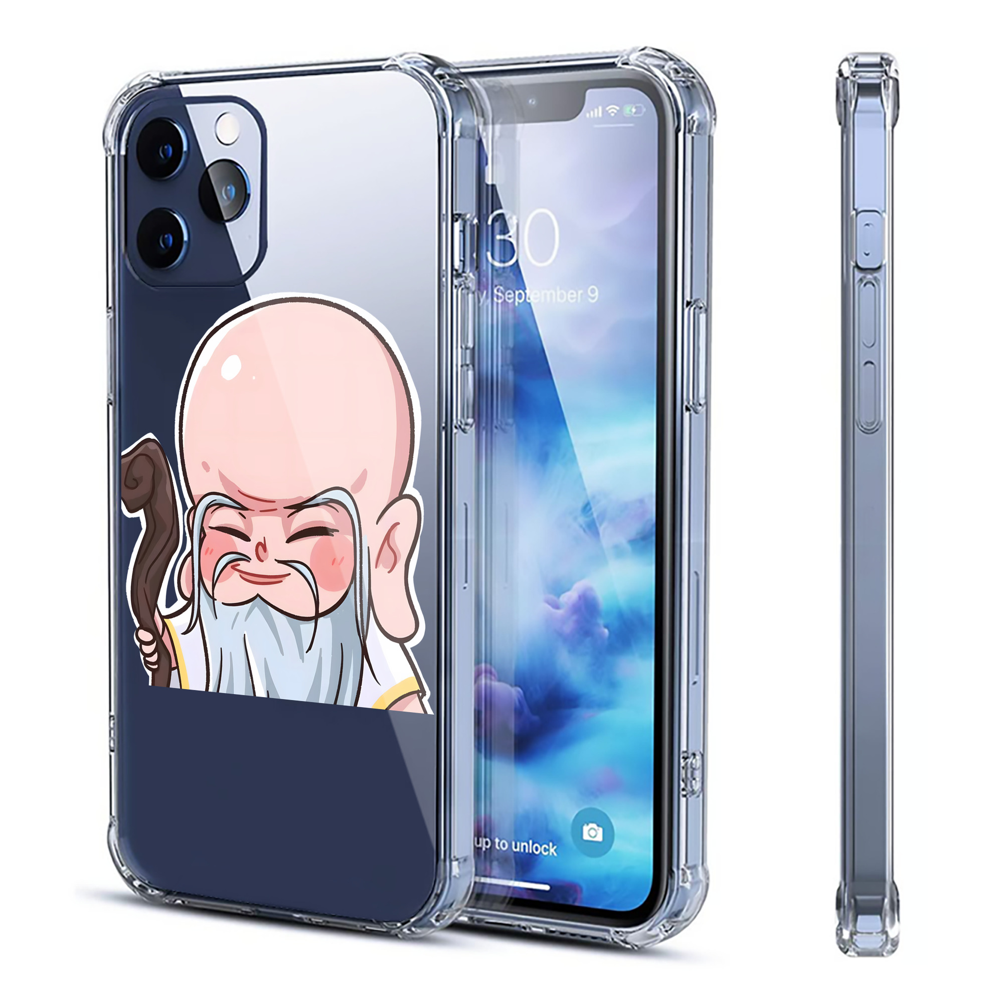 （画像用） Ne Zha 2 ナタ 魔童の大暴れ 【iPhone 12シリーズ対応】透明スマホケース（クリアソフトケース）